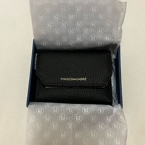 NEW Maison de Sabré Black Wallet